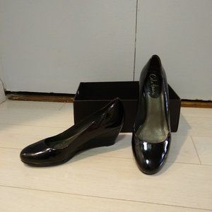 Cole Haan Black Patent Air Lainey Wedge 5.5